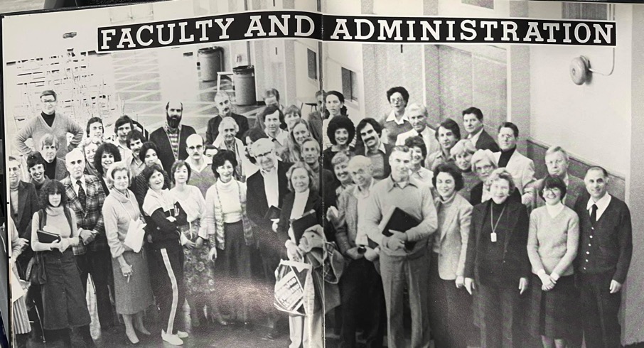 May be an image of one or more people, people standing and text that says 'FACULTY AND ADMINISTRATION ATION'