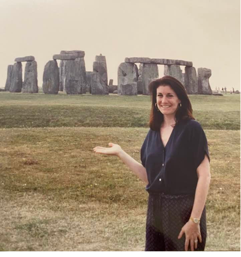 May be an image of 1 person and Stone Henge